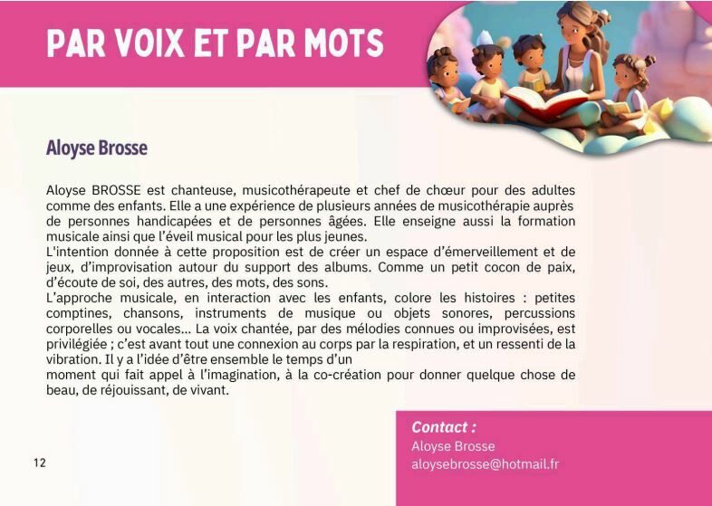 Image 2 : PREMIERES PAGES- PAR VOIX ET PAR MOTS